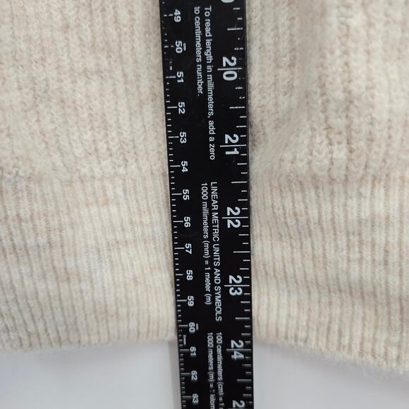 1.State Women's Brushed Knit Mock Turtleneck Open Cut Out Back Sweater Size M - Picture 14 of 14